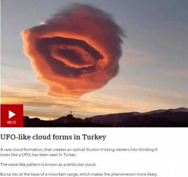 Bursa'daki doğa olayı uluslararası basında manşet oldu