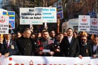 AK Parti Gençlik Kollari Ve TÜGVA'dan Isveç Büyükelçiligi Önünde Protesto