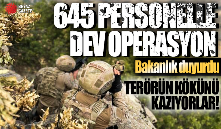 Diyarbakır'da Eren Abluka Sonbahar-Kış operasyonu: 645 personel katılıyor