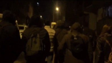 HDP sempatizanları İstanbul'da yürüyüş gerçekleştirdi: Terör örgütü elebaşı Öcalan için slogan attılar