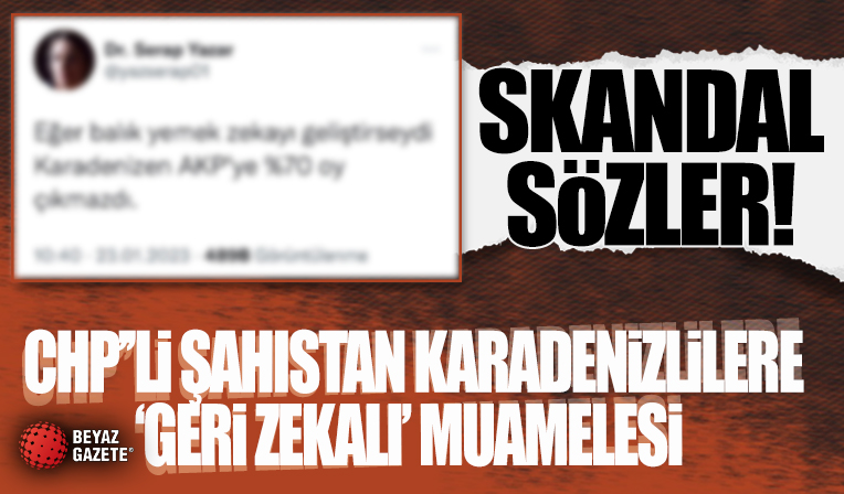AK Parti seçmeni ve Karadenizlilere skandal sözler!