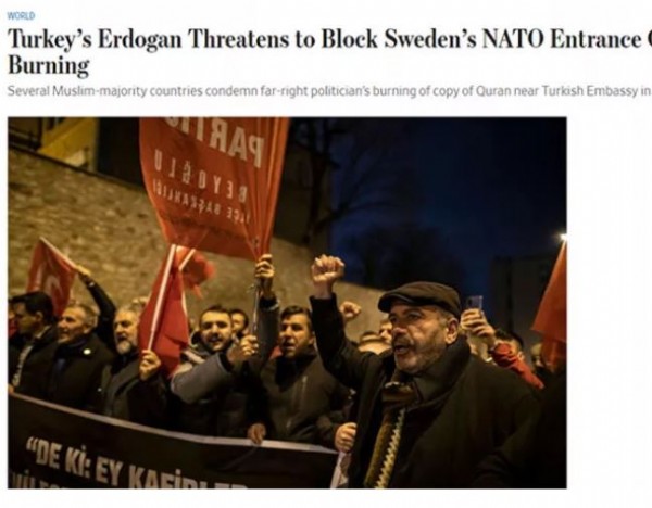 Erdoğan'ın çıkışı dünyayı sarstı! 'İsveç'in NATO şansı alev alev yanıyor' başlığını attılar