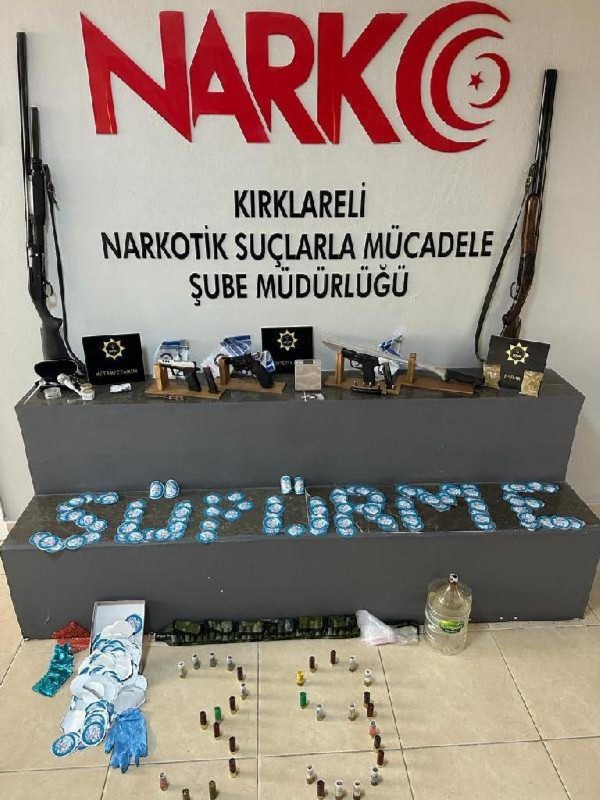 Kırklareli'de 'uyuşturucu' operasyonu; 28 gözaltı