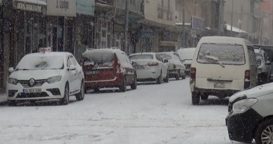 Ahlat'ta Beklenen Kar Yagisi Basladi