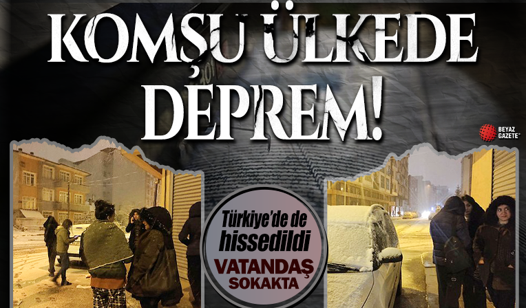 İran'da 5.8 büyüklüğünde deprem! Van'da da hissedildi