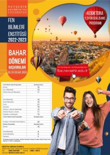 NEVÜ Fen Bilimleri Enstitüsü Lisansüstü Ögrenci Alacak
