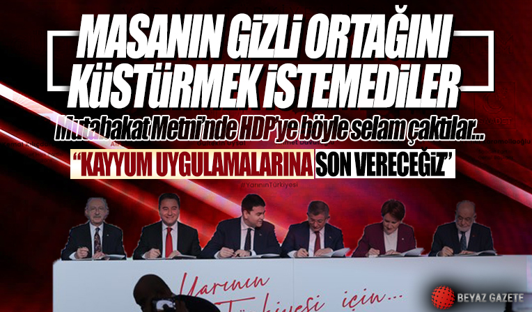 Millet İttifakı Ortak Mutabakat Metni'ni açıklıyor: Skandal vaatler!