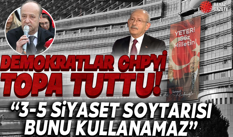 Demokratlar CHP'nin 'Yeter söz milletin' sloganını kullanmasına ateş püskürdü: Şimdi de Menderes'in ruhunu astılar