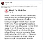 Bilecikspor Taraftarindan TSO'ya Tepki