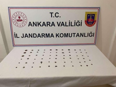 Ankara'da Çesitli Dönemlere Ait Oldugu Tespit Edilen 65 Adet Sikke Ele Geçirildi