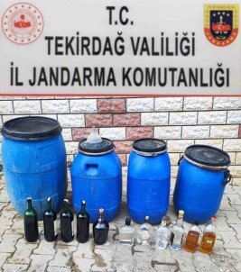 Tekirdag'da 255 Litre Sahte Alkol Ele Geçirildi
