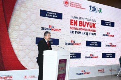 Osmaniye'de bin 550 konutun kura çekimi yapıldı