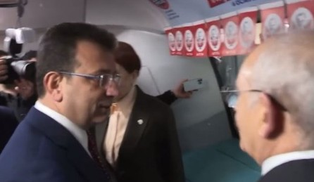 Kılıçdaroğlu, Akşener ve İmamoğlu'nun ilginç metro diyaloğu! 'Durma işi nasıl oluyor?'