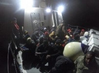 Aydın’da, 45 kaçak göçmen kurtarıldı