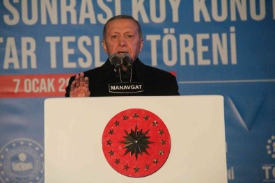 Cumhurbaskani Erdogan'dan Manavgat'ta Yapilan Konutlarin Hak Sahiplerine Müjde