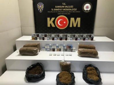 Samsun'da kaçak sigara operasyonu
