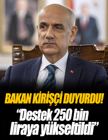 Uzman Eller Projesi'nde verilen destek 250 bin liraya yükseltildi