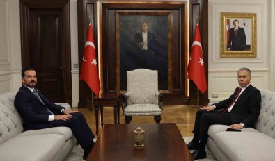 IYI Partisi Sözcüsü Kürsad Zorlu, Içisleri Bakani Ali Yerlikaya'yi Ziyaret Etti