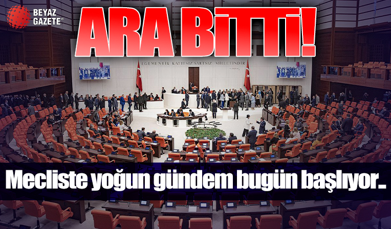 Türkiye Büyük Millet Meclisi bugün açılıyor