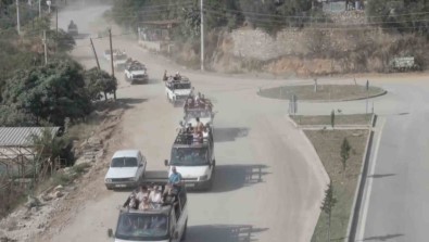 Alanya'da Safari Araçlarina Yönelik Dron Destekli Trafik Uygulamasi Yapildi