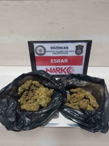 Erzincan'da 75.40 Gram Esrar Ele Geçirildi