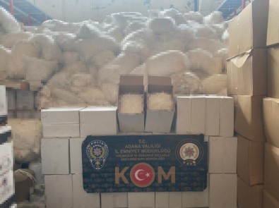 Adana'da 60 Milyon 750 Bin Gümrük Kaçagi Makaron Ele Geçirildi