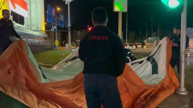 35 Metre Yükseklikteki Yapita Çikan Alkollü Sahis Ekiplere Zor Anlar Yasatti