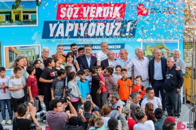 Bayrakli'nin Besinci Anaokulu Için Temel Atildi