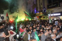 Elazig'da Binlerce Kisi Filistin Için Bir Araya Geldi