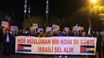 Israil'in Gazze'deki Hastane Saldirisi Igdir'da Protesto Edildi