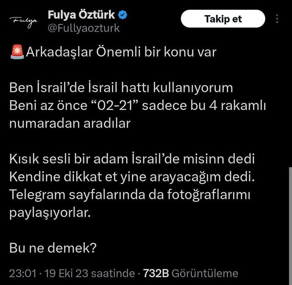 Gazze sınırında bulunan gazeteci Fulya Öztürk'e İsrail'den ölüm telefonu: İsrail'de misin?