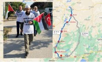 'Filistin' Kafilesinin Yürüyüsü Sürüyor
