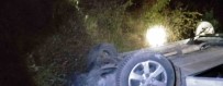 Gönen'de Takla Atan Otomobilde Sikisan 2 Kisi Yaralandi