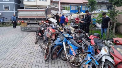 Ordu'da 25 Motosiklet Geri Dönüsüme Gönderildi
