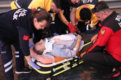 Anadolu Otoyolu'nda Iki Araç Çarpisti Açiklamasi 5 Yarali