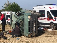 Tarlaya Uçan Araçta 5 Kisi Yaralandi