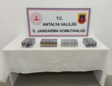 Antalya'da Jandarmadan Kaçak Tütün Mamülleri Denetimi