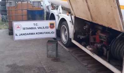 Jandarma'dan Kaçak Akaryakit Operasyonu