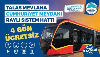 Baskan Büyükkiliç'tan Müjde Açiklamasi 'Yeni Tramvay Hatti, 4 Gün Boyunca Ücretsiz'