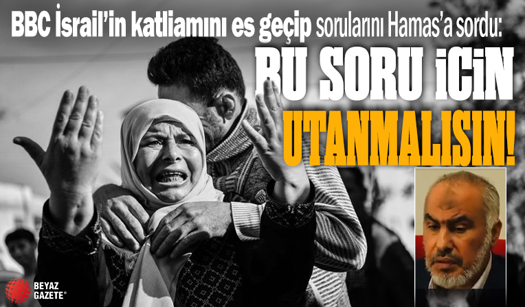 BBC İsrail’i aklamaya devam ediyor: Batı medyasının ikiyüzlülüğü akılalmaz boyuta ulaştı, Hamas Sözcüsü canlı yayını terk etti!