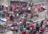 Katil İsrail, Gazze'ye ölüm yağdırdı! Saldırının boyutu gün ağarınca ortaya çıktı