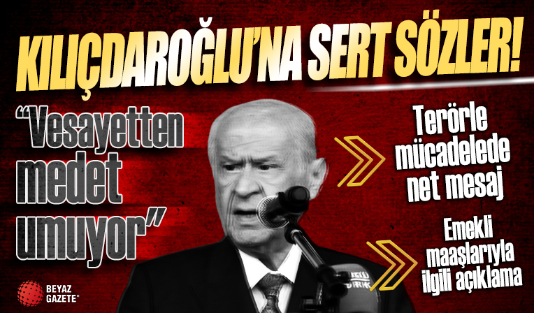 MHP Lideri Bahçeli'den net mesaj: Kılıçdaroğlu vesayetten medet umuyor
