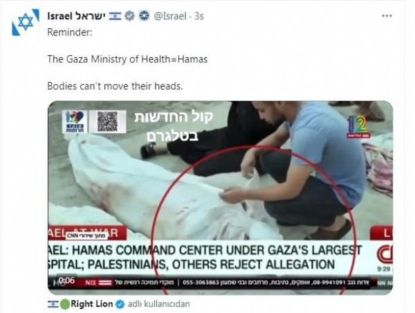 İsrail şimdi de katledilen Filistinlilerle dalga geçiyor! Kefene sarılı bedeni alay konusu yaptılar