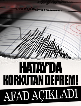 Az önce Hatay’da deprem mi oldu, nerede ve kaç şiddetinde? 4 Ekim AFAD ve Kandilli Rasathanesi son depremler listesi