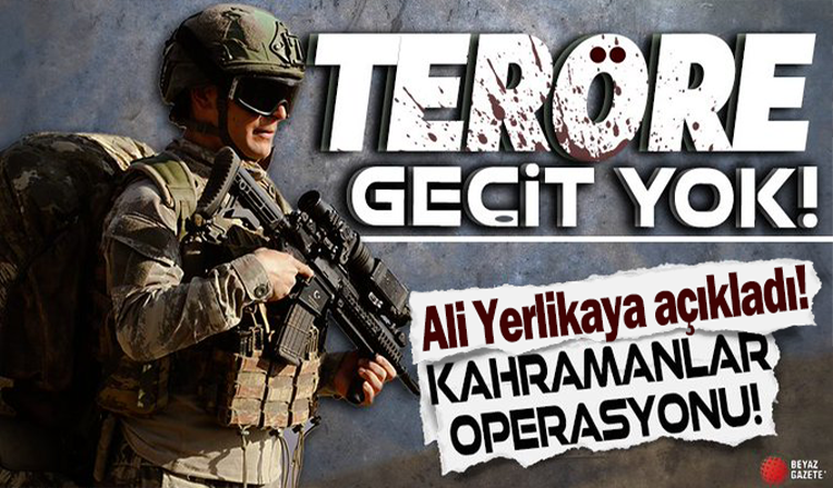 Ali Yerlikaya açıkladı! Kahramanlar Operasyonu'nda 75 terörist yakalandı
