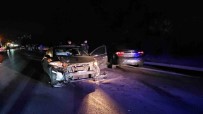 Otoyolda Zincirleme Kaza, 9 Araç Birbirine Girdi Açiklamasi 4 Yarali