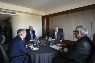 Bakan Bak, Uluslararasi Olimpiyat Komitesi Baskani Thomas Bach Ile Görüstü