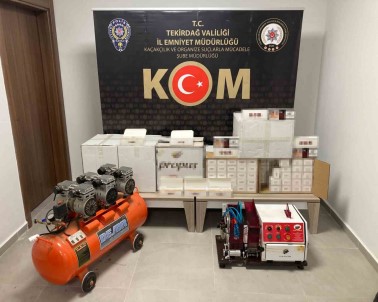 Tekirdag'da Kaçak Sigara Operasyonu