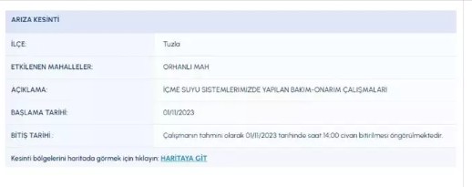 İstanbul'da 9 ilçede sular kesilecek