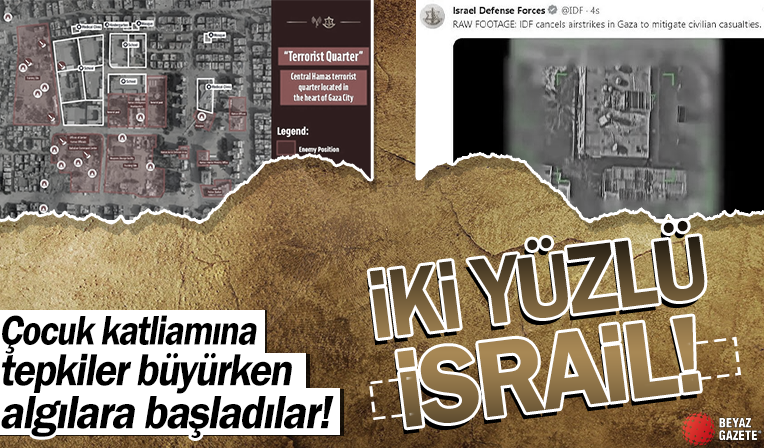 İsrail ordusundan ikiyüzlü savunma! Çocuk katliamına tepkiler büyürken algı operasyonuna başladılar